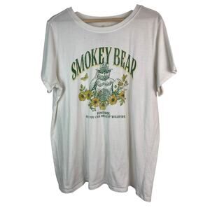 Smokey Bear Size 2 White Yellow Green Only You Can Prevent Forest Fires T-Shirt